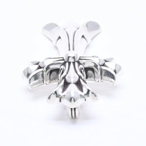 CHROME HEARTS クロムハーツ LG DOUBLE CH CROSS ラージ ダブルCHクロス ペンダントトップ 重量約100.63g シルバー925 美品 中古 4a005187