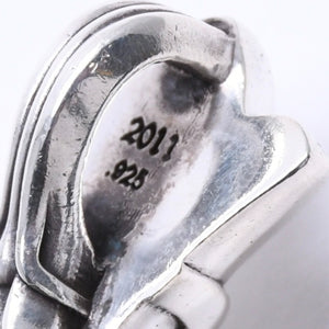 CHROME HEARTS クロムハーツ LG DOUBLE CH CROSS ラージ ダブルCHクロス ペンダントトップ 重量約100.63g シルバー925 美品 中古 4a005187