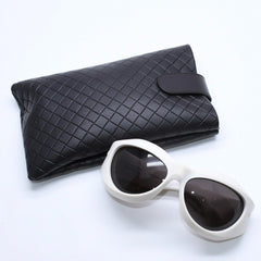 BOTTEGAVENETA ボッテガヴェネタ シールドサングラス アイウェア BV1087S サイズ63□17-130 アセテート ホワイト 美品 中古 4a005210