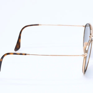 極美品 Ray-Ban レイバン サングラス アイウェア RB3647-N 001 サイズ51□22 145 ゴールド プラスチック メタル 中古 4a005067