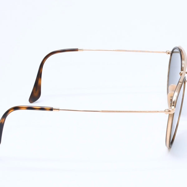 極美品 Ray-Ban レイバン サングラス アイウェア RB3647-N 001 サイズ51□22 145 ゴールド プラスチック メタル 中古 4a005067