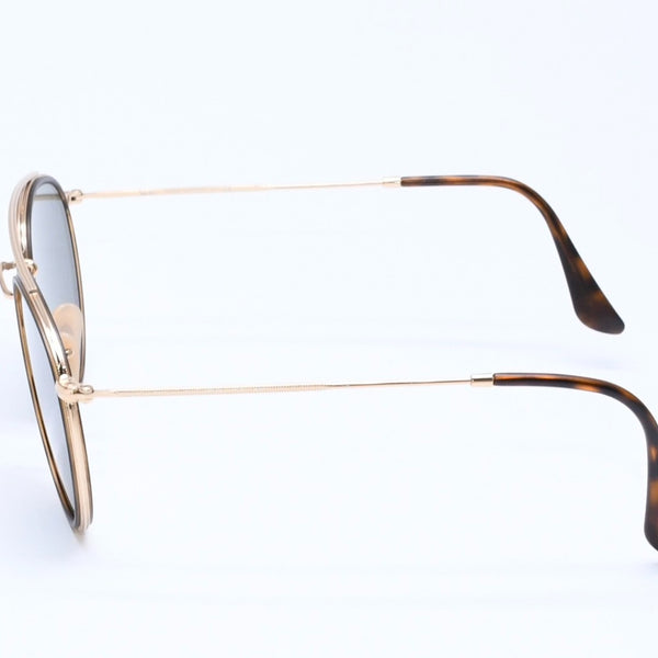 極美品 Ray-Ban レイバン サングラス アイウェア RB3647-N 001 サイズ51□22 145 ゴールド プラスチック メタル 中古 4a005067