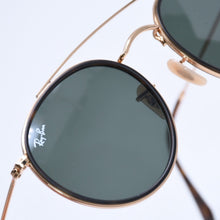Load image into Gallery viewer, 極美品 Ray-Ban レイバン サングラス アイウェア RB3647-N 001 サイズ51□22 145 ゴールド プラスチック メタル 中古 4a005067