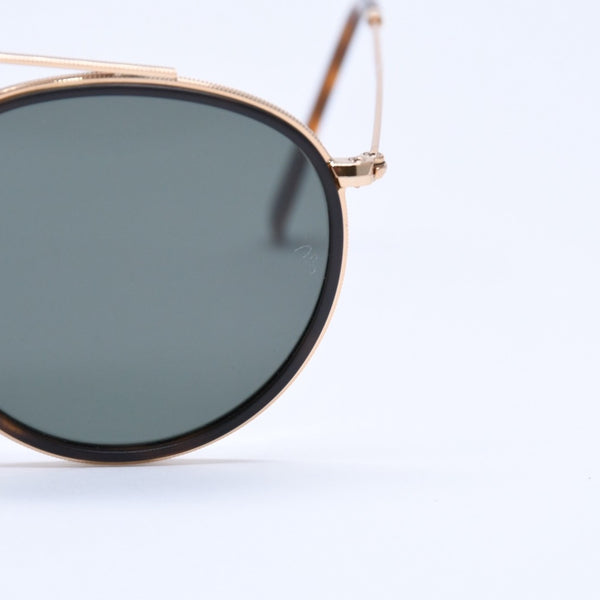 極美品 Ray-Ban レイバン サングラス アイウェア RB3647-N 001 サイズ51□22 145 ゴールド プラスチック メタル 中古 4a005067