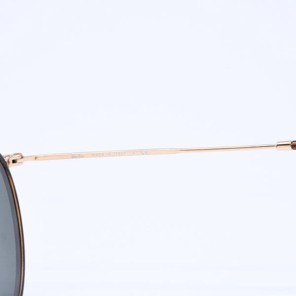 極美品 Ray-Ban レイバン サングラス アイウェア RB3647-N 001 サイズ51□22 145 ゴールド プラスチック メタル 中古 4a005067