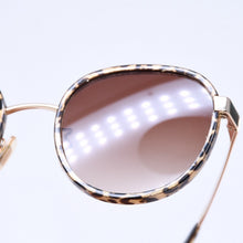 Load image into Gallery viewer, DOLCE&amp;GABBANA ドルチェアンドガッバーナ サングラス アイウェア DG2227-J 02/13 サイズ52□20 140 ゴールド レオパード柄 美品 中古 4a005063