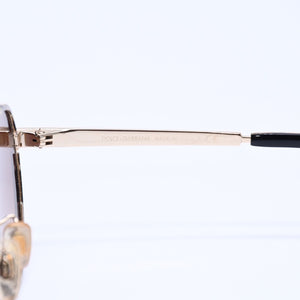DOLCE&GABBANA ドルチェアンドガッバーナ サングラス アイウェア DG2227-J 02/13 サイズ52□20 140 ゴールド レオパード柄 美品 中古 4a005063