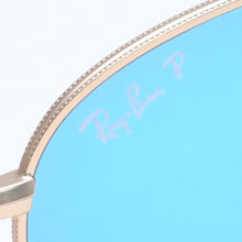 Load image into Gallery viewer, 新品同様 Ray-Ban レイバン ROUND METAL サングラス アイウェア RB3447 112/4L サイズ50□21 145 ブルー ゴールド 中古 4a005064