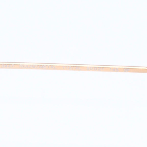 新品同様 Ray-Ban レイバン ROUND METAL サングラス アイウェア RB3447 112/4L サイズ50□21 145 ブルー ゴールド 中古 4a005064