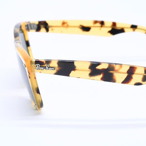 Ray-Ban レイバン WAYFARER サングラス アイウェア B&L5022 マーブル柄 イエロー ブラウン 美品 中古 4a005070