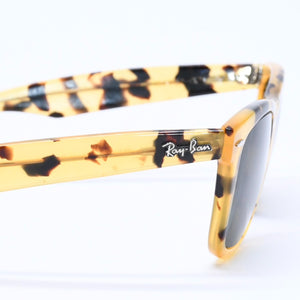 Ray-Ban レイバン WAYFARER サングラス アイウェア B&L5022 マーブル柄 イエロー ブラウン 美品 中古 4a005070