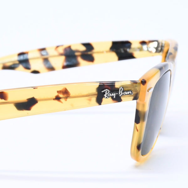 Ray-Ban レイバン WAYFARER サングラス アイウェア B&L5022 マーブル柄 イエロー ブラウン 美品 中古 4a005070