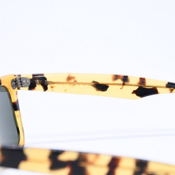 Ray-Ban レイバン WAYFARER サングラス アイウェア B&L5022 マーブル柄 イエロー ブラウン 美品 中古 4a005070