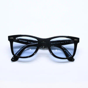 Ray-Ban レイバン 伊達メガネ アイウェア RB2140-F 901/64 サイズ52□22 150 ブラック アセテート 美品 中古 4a005065