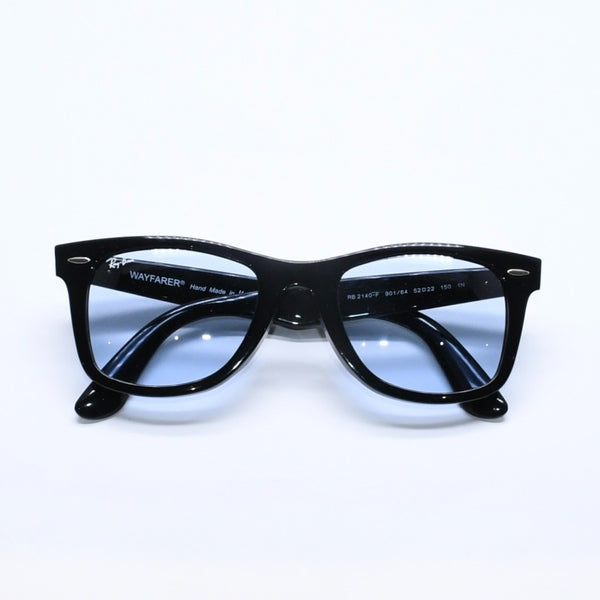 Ray-Ban レイバン 伊達メガネ アイウェア RB2140-F 901/64 サイズ52□22 150 ブラック アセテート 美品 中古 4a005065