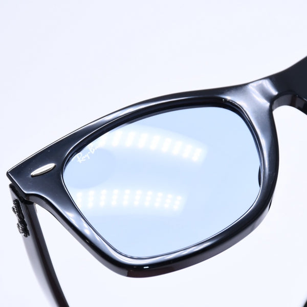 Ray-Ban レイバン 伊達メガネ アイウェア RB2140-F 901/64 サイズ52□22 150 ブラック アセテート 美品 中古 4a005065
