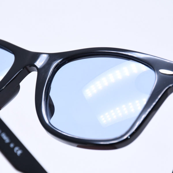 Ray-Ban レイバン 伊達メガネ アイウェア RB2140-F 901/64 サイズ52□22 150 ブラック アセテート 美品 中古 4a005065