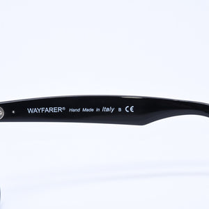 Ray-Ban レイバン 伊達メガネ アイウェア RB2140-F 901/64 サイズ52□22 150 ブラック アセテート 美品 中古 4a005065
