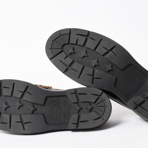 極美品 MAISON MARGIELA メゾンマルジェラ Decortique ローファー シューズ S57WR0150 P7554 カーフレザー サイズ44 ブラック 中古 4a005226