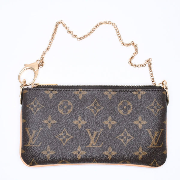 LOUIS VUITTON ルイヴィトン ポシェット ミラMM チェーンワンショルダーバッグ M60094 モノグラム ブラウン 美品 中古 4a004876
