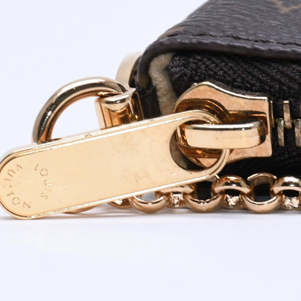LOUIS VUITTON ルイヴィトン ポシェット ミラMM チェーンワンショルダーバッグ M60094 モノグラム ブラウン 美品 中古 4a004876
