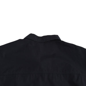 極美品 AURALEE オーラリー 半袖レギュラーカラーシャツ A20SS08TN 半袖シャツ フィンクスコットン ドロップ ブラック リラックスシルエット 中古 4a005217