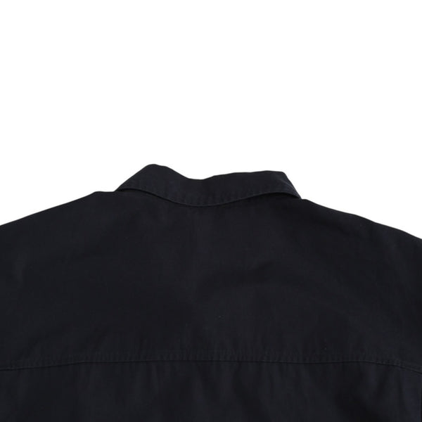 極美品 AURALEE オーラリー 半袖レギュラーカラーシャツ A20SS08TN 半袖シャツ フィンクスコットン ドロップ ブラック リラックスシルエット 中古 4a005217
