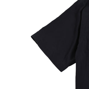 極美品 AURALEE オーラリー 半袖レギュラーカラーシャツ A20SS08TN 半袖シャツ フィンクスコットン ドロップ ブラック リラックスシルエット 中古 4a005217