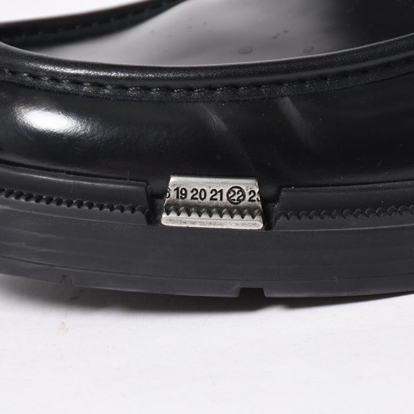 極美品 MAISON MARGIELA メゾンマルジェラ Decortique ローファー シューズ S57WR0150 P7554 カーフレザー サイズ44 ブラック 中古 4a005226