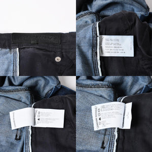 極美品 CHROME HEARTS クロムハーツ カーペンター デニムパンツ クロスボールボタン スクロールラベル インディゴ 36サイズ 中古 4a005232
