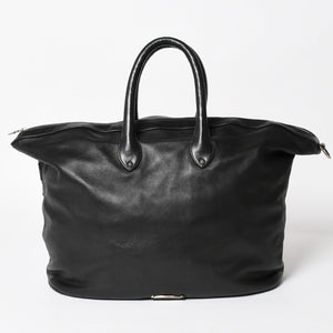 極美品 CHROME HEARTS クロムハーツ GILLES ジル ボストンバッグ セメタリークロスパッチ 22パッチ CHクロス装飾 ブラック 中古 4a005186
