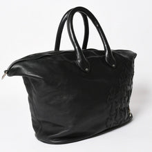 画像をギャラリービューアに読み込む, 極美品 CHROME HEARTS クロムハーツ GILLES ジル ボストンバッグ セメタリークロスパッチ 22パッチ CHクロス装飾 ブラック 中古 4a005186