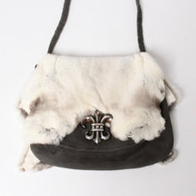 画像をギャラリービューアに読み込む, 新品未使用 CHROME HEARTS クロムハーツ BAGMAIL BS FLUER メールバッグ BSフレア ショルダーバッグ ヌバック シルバー925 中古 4a005207