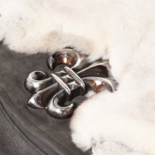 画像をギャラリービューアに読み込む, 新品未使用 CHROME HEARTS クロムハーツ BAGMAIL BS FLUER メールバッグ BSフレア ショルダーバッグ ヌバック シルバー925 中古 4a005207
