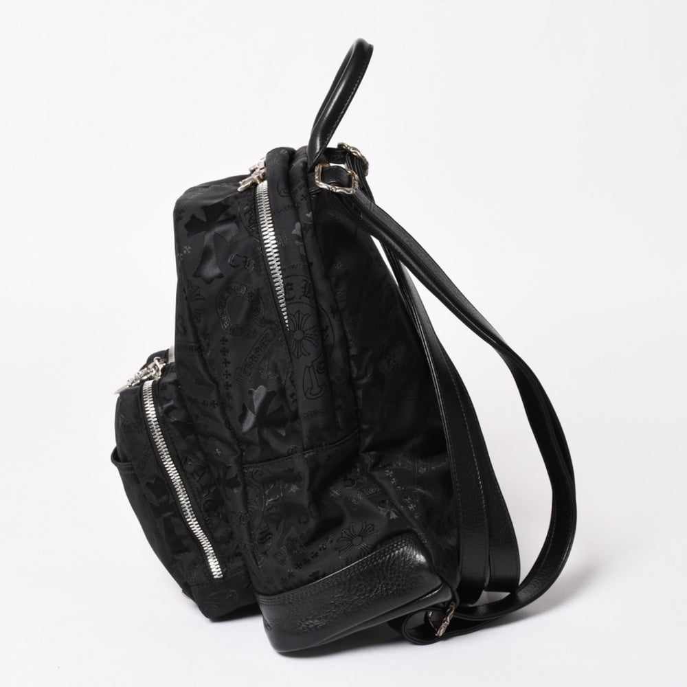 New and unused CHROME HEARTS 7TH GRADE MINI Seventh grade mini backpack nylon jacquard all over pattern new model used 4a005184