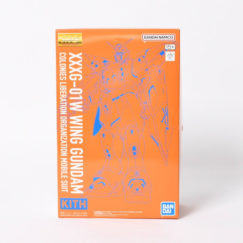 New and unused KITH × Gundam plastic model MG 1/100 XXXG-01W Wing Gundam 5069777 Bandai Namco Japan limited used 4a005236