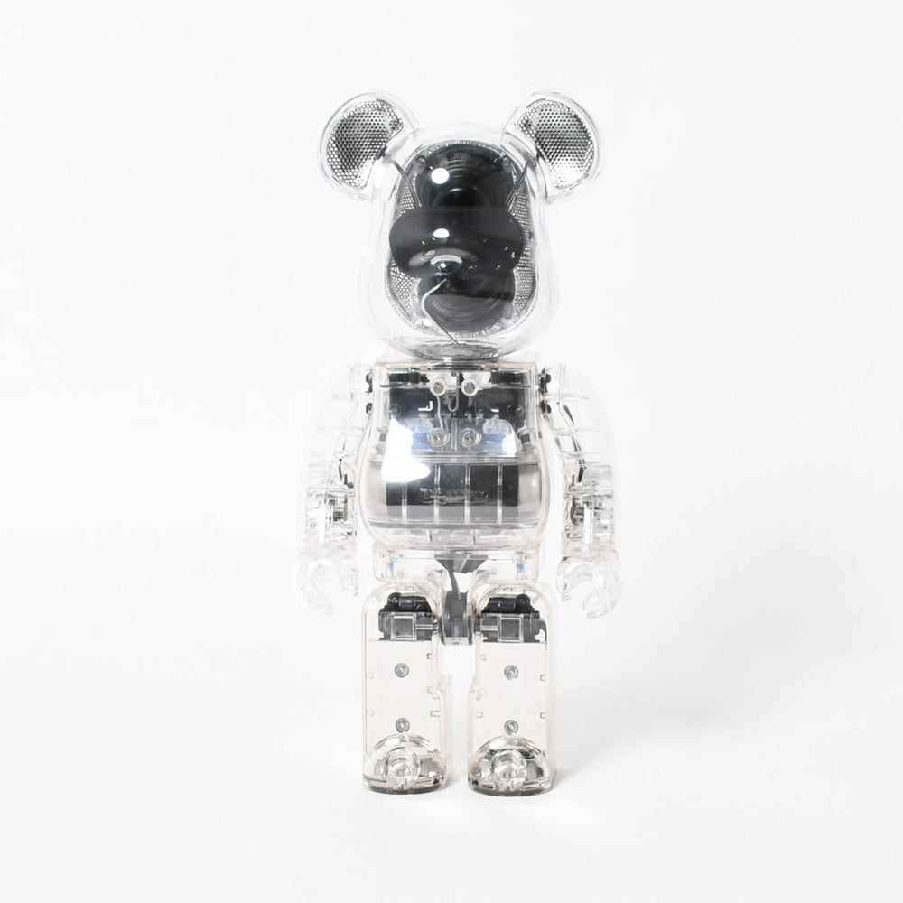 Excellent condition BE@RBRICK Bearbrick Audio, 400% size, Bluetooth audio, figure, hobby, clear, used, 4a005238