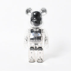 極美品 BE@RBRICK ベアブリック Bearbrick Audio サイズ400% オーディオ Bluetooth フィギュア ホビー クリア 中古 4a005238