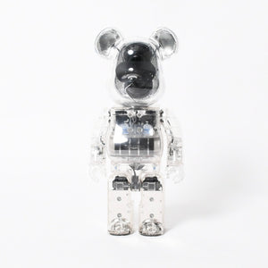 極美品 BE@RBRICK ベアブリック Bearbrick Audio サイズ400% オーディオ Bluetooth フィギュア ホビー クリア 中古 4a005238