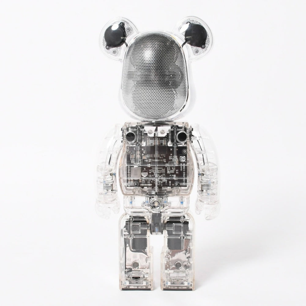 Excellent condition BE@RBRICK Bearbrick Audio, 400% size, Bluetooth audio, figure, hobby, clear, used, 4a005238