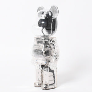 極美品 BE@RBRICK ベアブリック Bearbrick Audio サイズ400% オーディオ Bluetooth フィギュア ホビー クリア 中古 4a005238