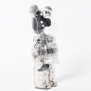 極美品 BE@RBRICK ベアブリック Bearbrick Audio サイズ400% オーディオ Bluetooth フィギュア ホビー クリア 中古 4a005238