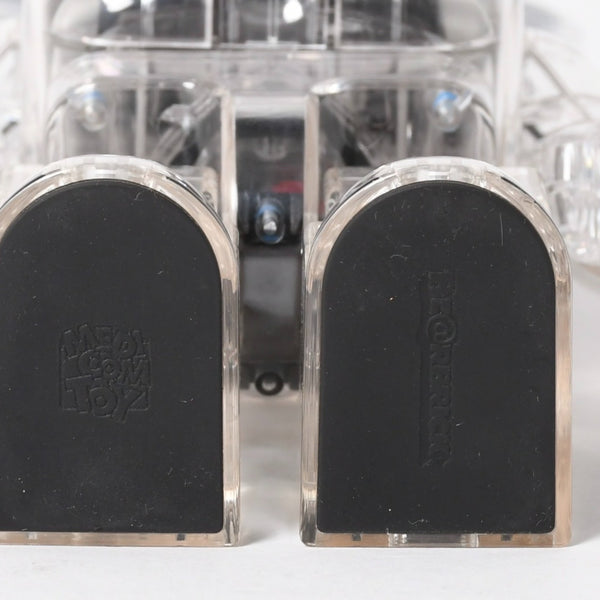 極美品 BE@RBRICK ベアブリック Bearbrick Audio サイズ400% オーディオ Bluetooth フィギュア ホビー クリア 中古 4a005238