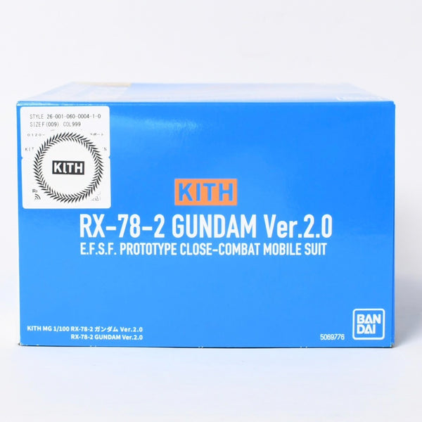 新品未使用 KITH × ガンダムプラモデル MG 1/100 RX-78-2 ガンダム Ver.20 5069776 バンダイナムコ ブルー オレンジ プラモデル 日本限定 中古 4a005237