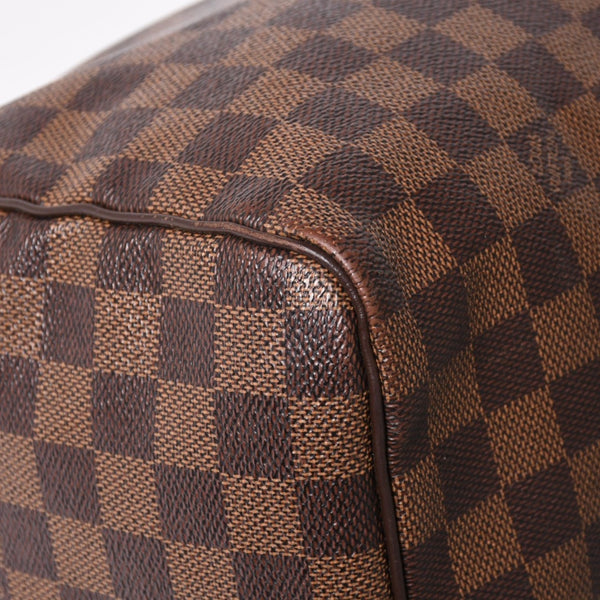 極美品 LOUIS VUITTON ルイヴィトン スピーディ30 ハンドバッグ ダミエキャンバス N41531 ゴールド金具 ブラウン 中古 4a005241