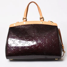 Load image into Gallery viewer, 極美品 LOUIS VUITTON ルイヴィトン モノグラムヴェルニ ブレアMM M91619 2WAY ハンドバッグ アマラント ゴールド金具 中古 4a005248
