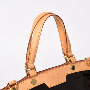極美品 LOUIS VUITTON ルイヴィトン モノグラムヴェルニ ブレアMM M91619 2WAY ハンドバッグ アマラント ゴールド金具 中古 4a005248