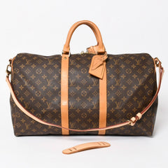 LOUIS VUITTON ルイヴィトン モノグラム キーポルバンドリエール50 ブラウン M41416 ボストンバッグ 美品 中古 4a005242