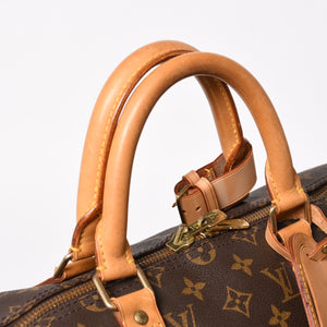 LOUIS VUITTON ルイヴィトン モノグラム キーポルバンドリエール50 ブラウン M41416 ボストンバッグ 美品 中古 4a005242