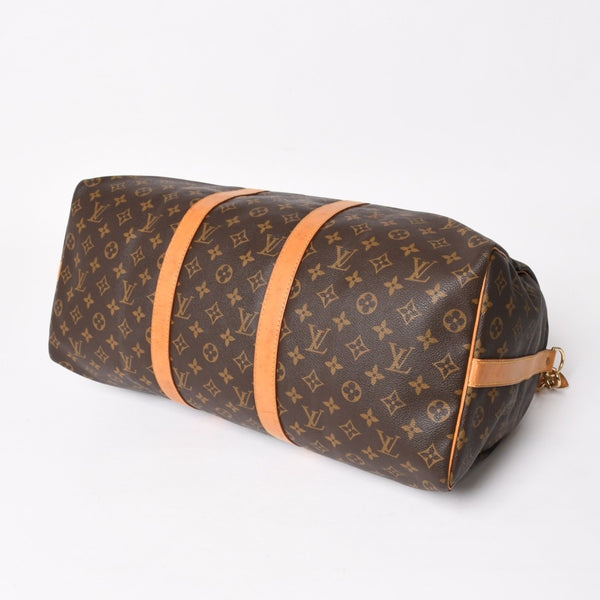 LOUIS VUITTON ルイヴィトン モノグラム キーポルバンドリエール50 ブラウン M41416 ボストンバッグ 美品 中古 4a005242